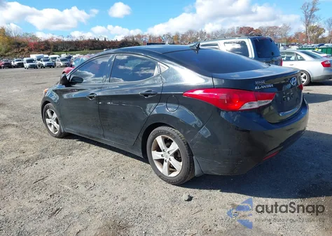 2013 Hyundai Elantra Gls из США, поврежденный, VIN 5NPDH4AEXDH396183